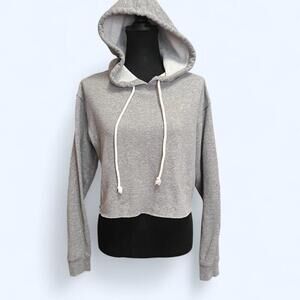 Wild Fable grey cropped hoodie with drawstring Size XS New